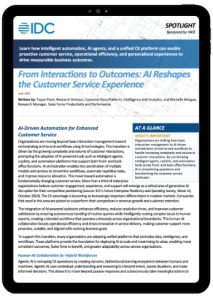 AI That Automates Outcomes – Not Just Interactions